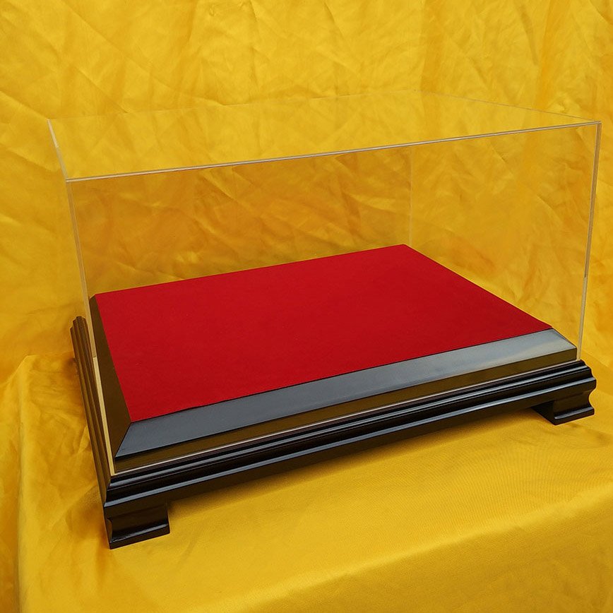 工艺品木底座有机玻璃展示罩_产品_世界工厂网